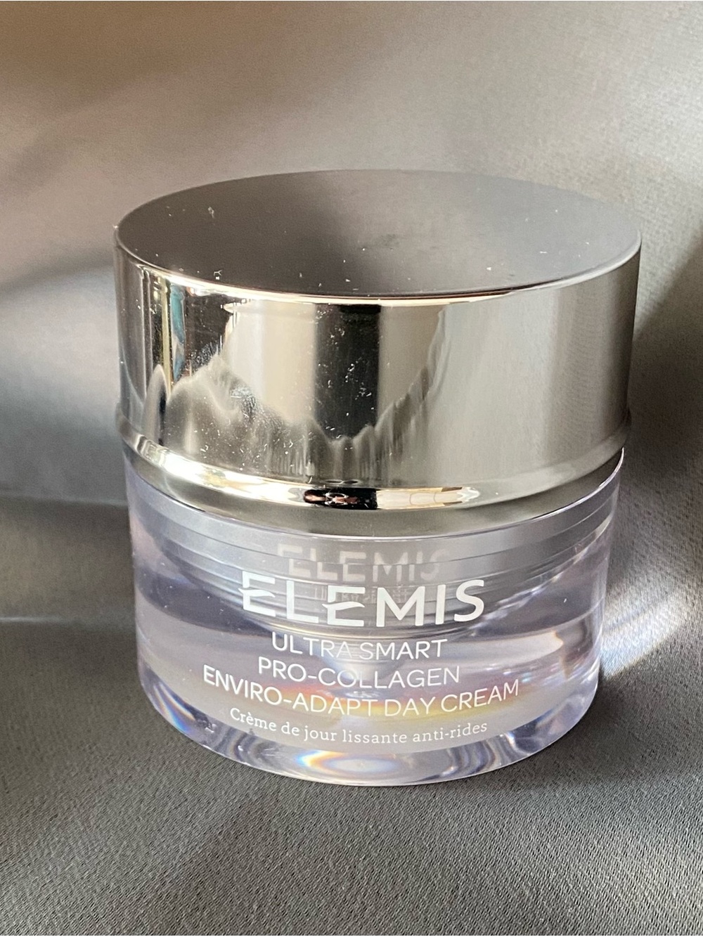 ELEMIS Pro-Collagen Day Cream - Silver & Clear Jar